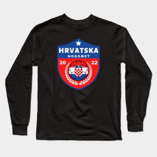 Hrvatska Football Long Sleeve T-Shirt